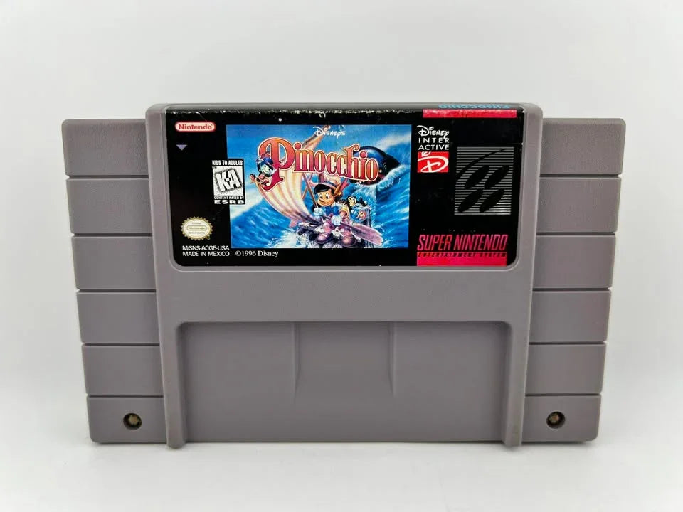 Disney's Pinocchio Super Nintendo Snes