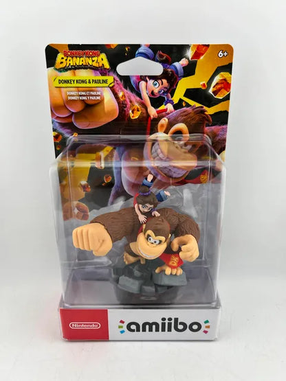 Donkey Kong and Pauline Amiibo Donkey Kong Bananza Series