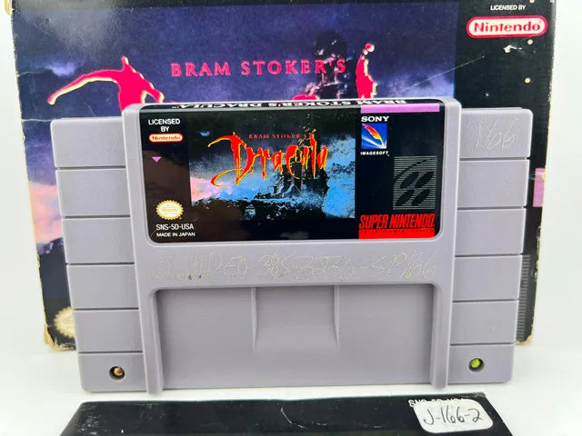 Bram Stoker's Dracula Super Nintendo Snes