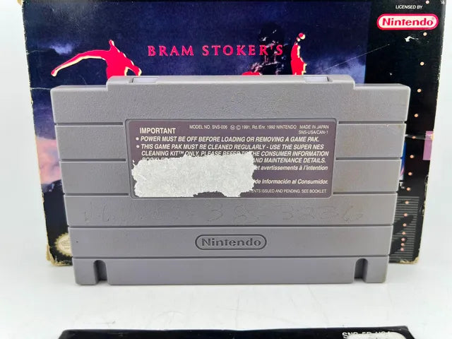Bram Stoker's Dracula Super Nintendo Snes