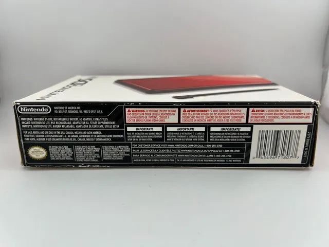 Console Nintendo DS Lite Crimson Black