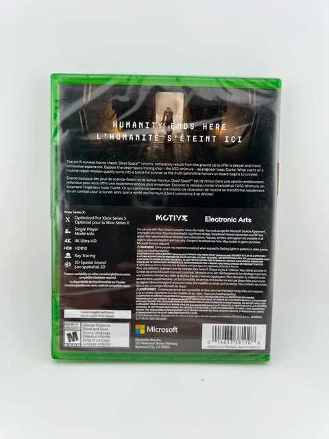 Dead Space Xbox Series XSERIES