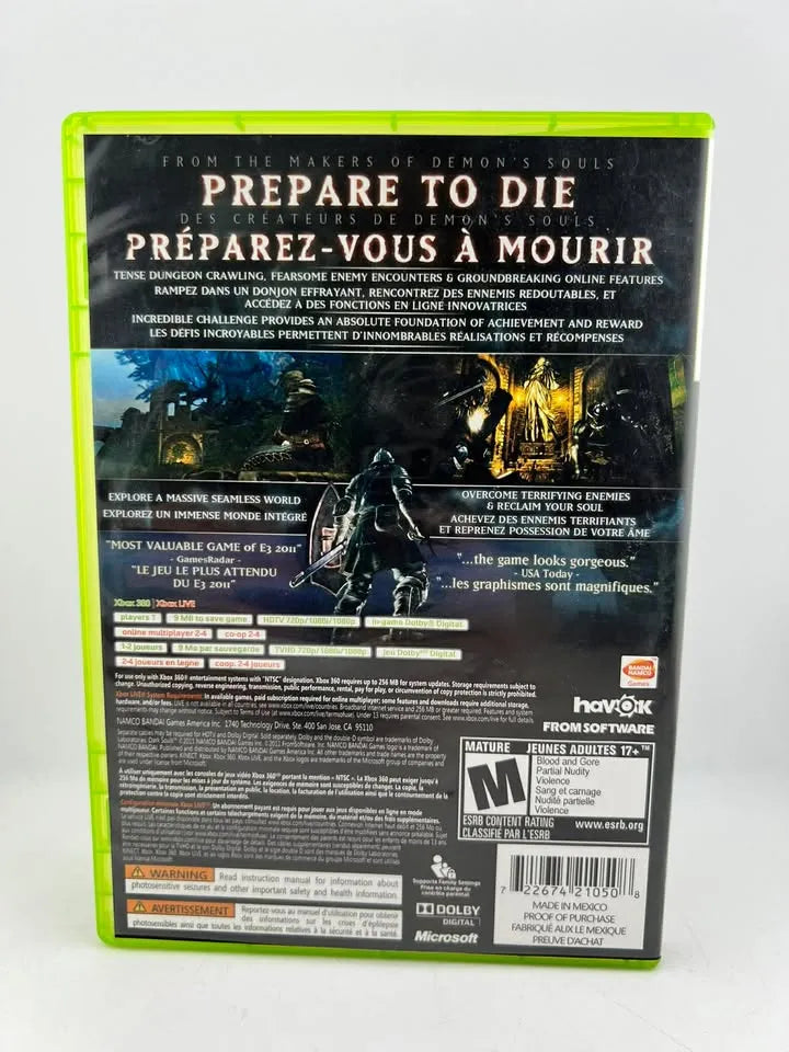 Dark Souls Xbox 360 X360