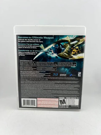 Dark Sector Playstation 3 PS3