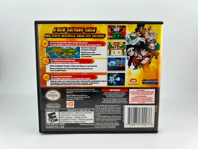 Dragon Ball Z: Attack of the Saiyans Nintendo DS