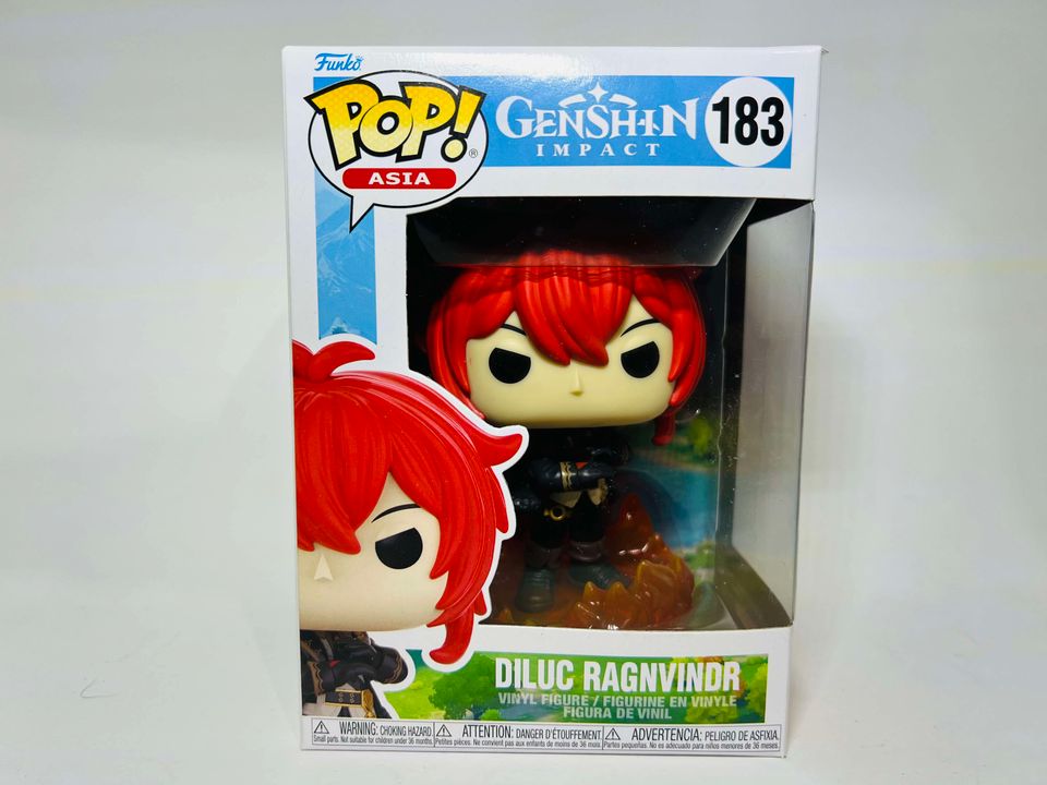 Funko Pop! Games Genshin Impact Diluc Ragnvindr #183 - jeux video game-x