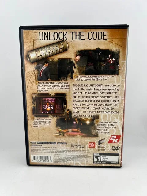 The Da Vinci Code Playstation 2 Ps2