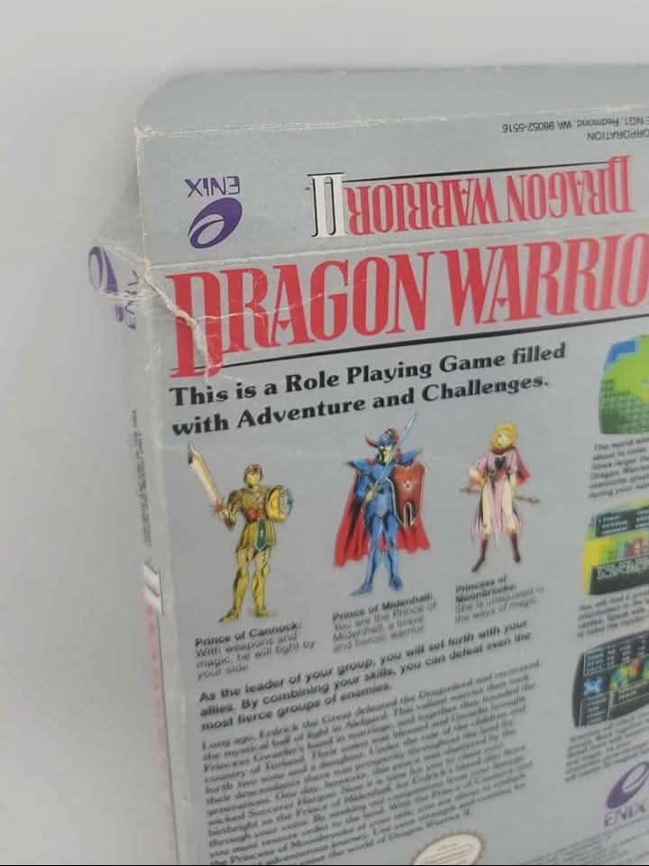 Dragon Warrior II 2 En Boite Nintendo NES enix