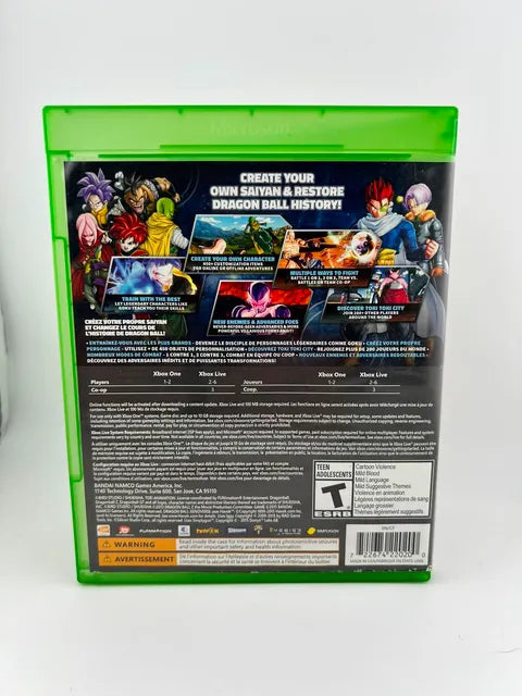 Dragon Ball Xenoverse Xbox One XONE
