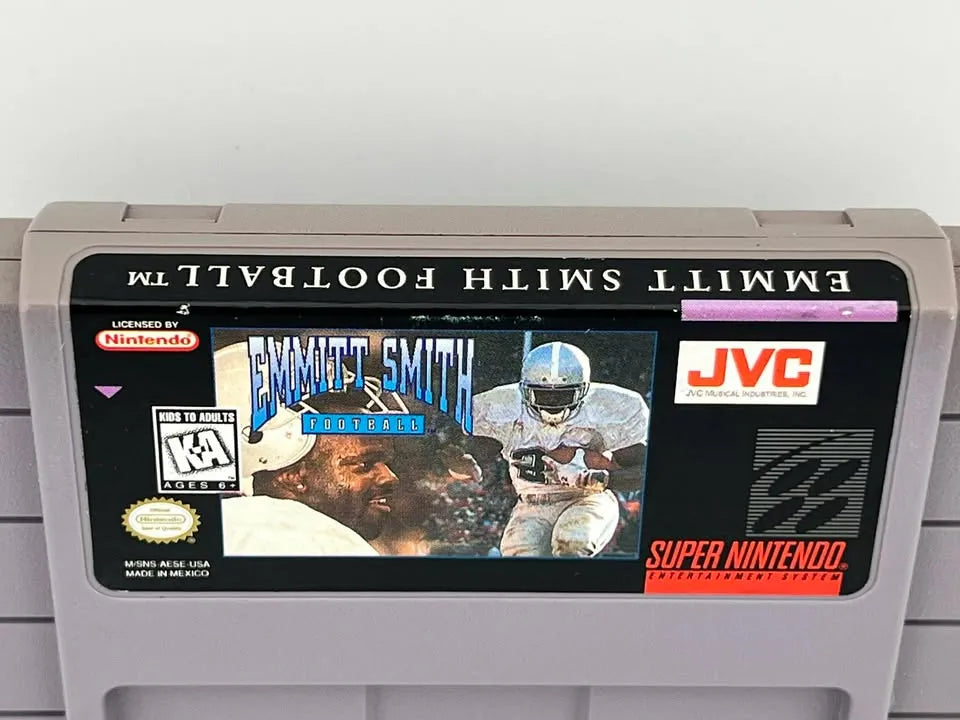 Emmitt Smith Football Super Nintendo Snes