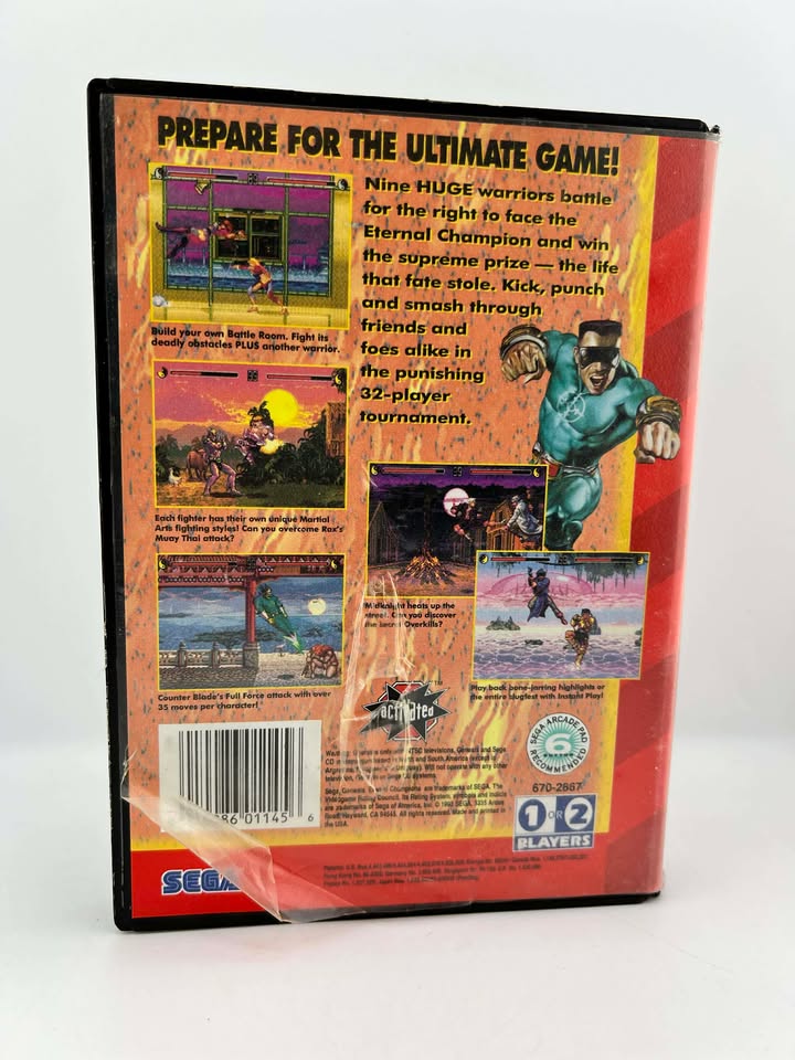 ETERNAL CHAMPIONS SEGA GENESIS SG