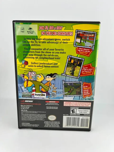 Ed Edd N Eddy The Mis-Edventures Nintendo Gamecube NGC