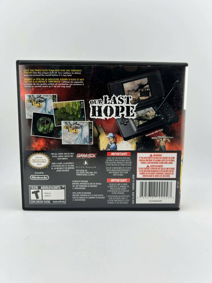 FUERZAS DE ÉLITE UNIDAD 77 NINTENDO DS