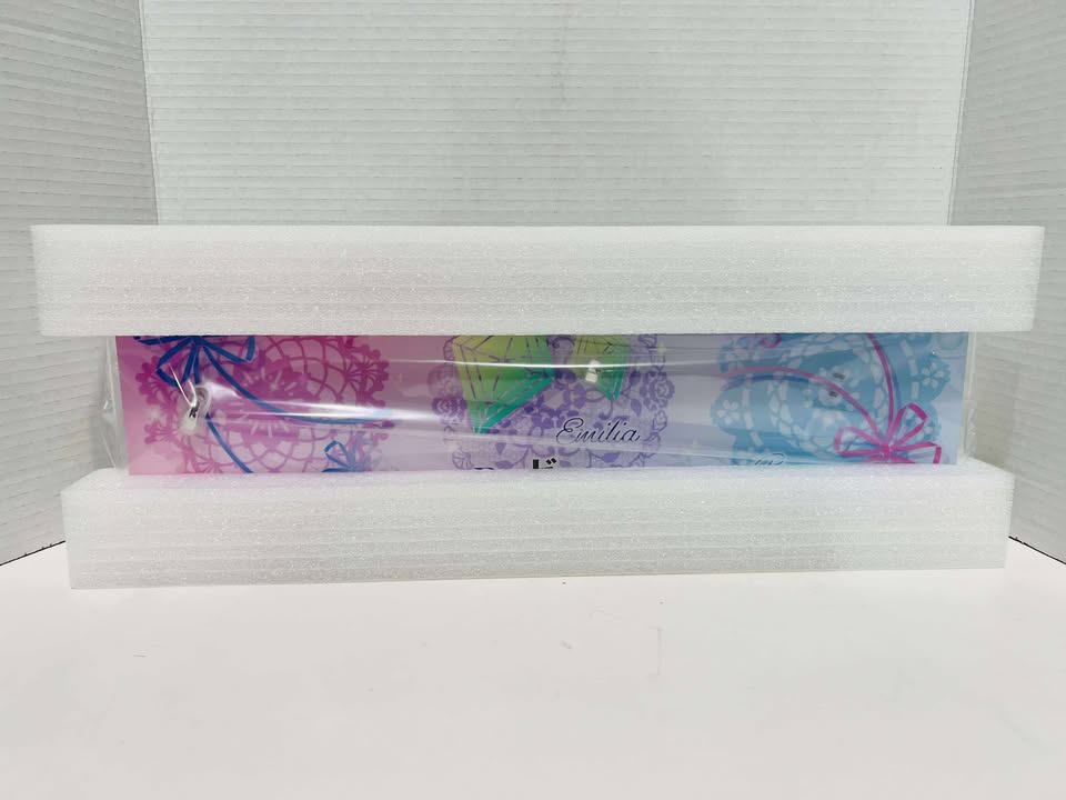 S-FIRE Re:ZERO Ram &amp; Rem &amp; Emilia Set of 3 1/7 Figure W/Bonus Base