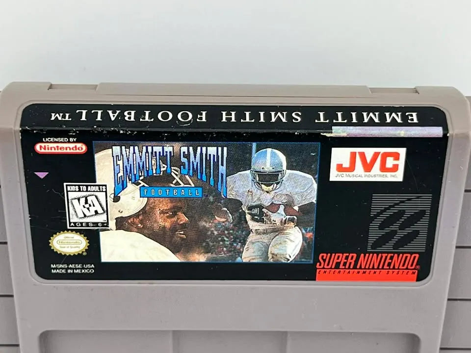 Emmitt Smith Football Super Nintendo Snes