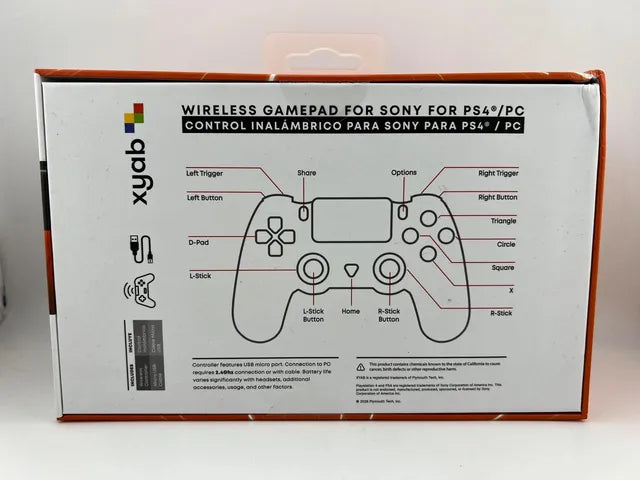 Manette Générique Orange Playstation 4 PS4