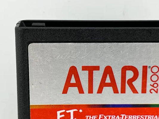ET the Extra Terrestrial Silver Laber Atari 2600