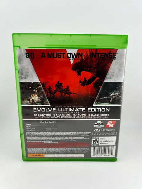 Evolve: Ultimate Edition Xbox One Xone