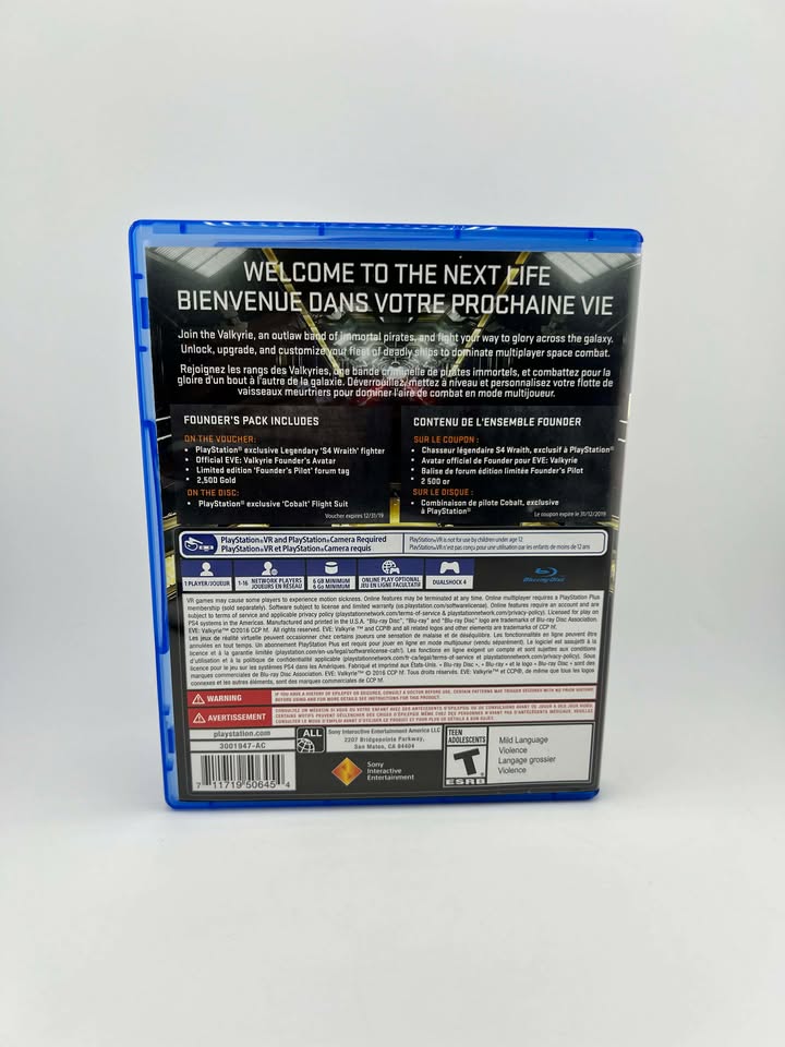 EVE Valkyrie VR Playstation 4 PS4