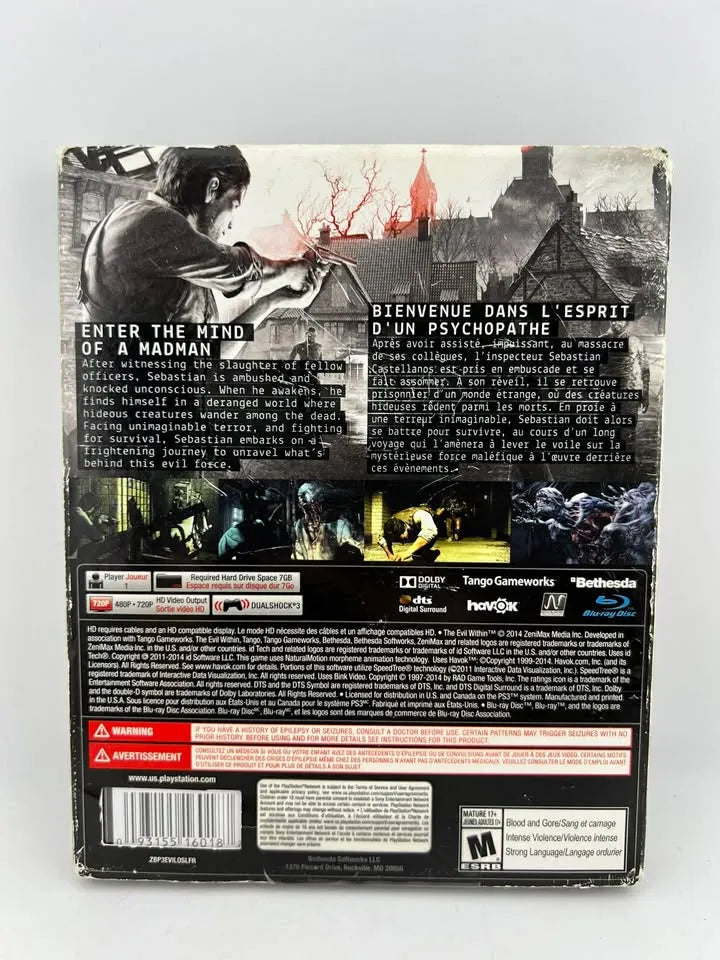 The Evil Within The Fighting Chance Pack Playstation 3 PS3
