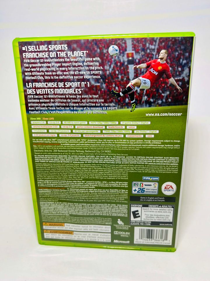 FIFA 12 XBOX 360 X360 - jeux video game-x