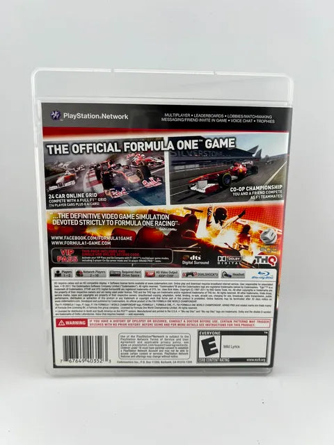 F1 2011 Playstation 3 PS3