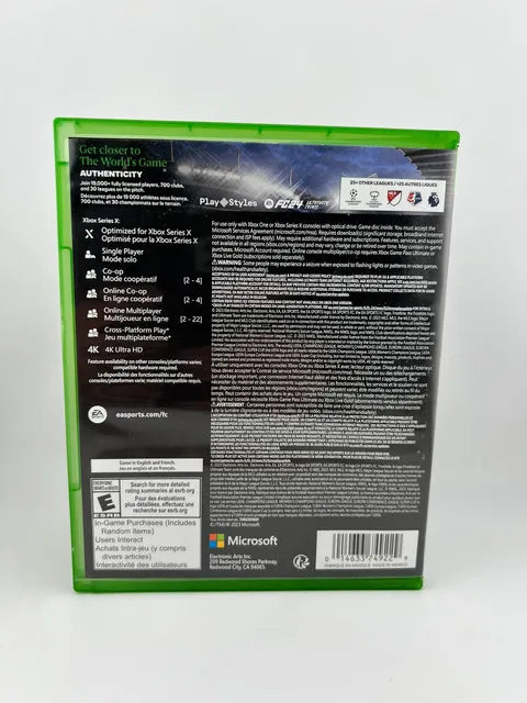 EA Sports FC 24 Xbox One Xone  / Xbox Series Xseries