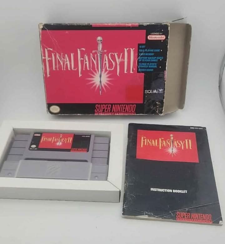 Final Fantasy II 2 Or Iv 4 En Boite Super NintendoSNES squaresoft