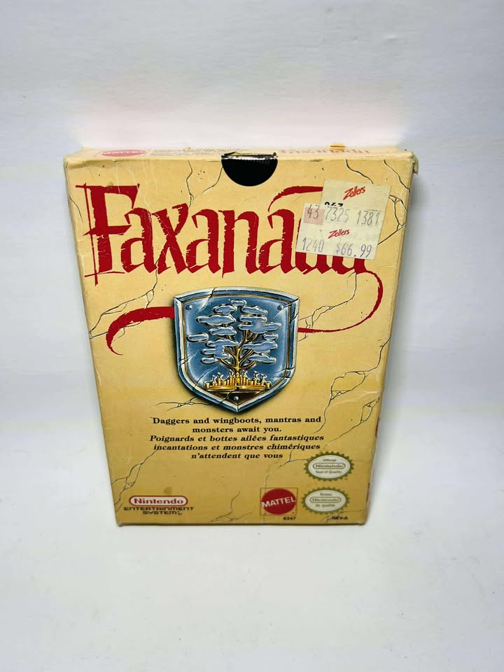 FAXANADU en boite NINTENDO NES - jeux video game-x