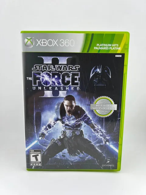 Star Wars: The Force Unleashed II 2 Platinum Hits Xbox 360 X360
