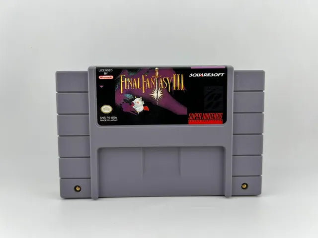 Final Fantasy III 3 SNES