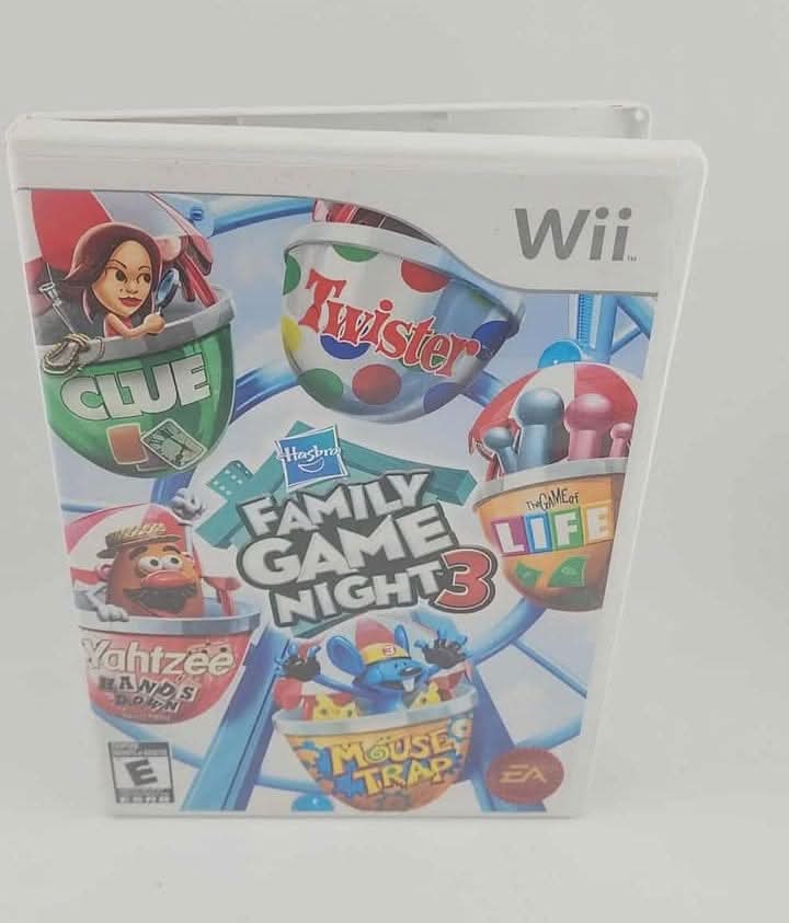 Hasbro Family Game Night 3 Nintendo Wii EA