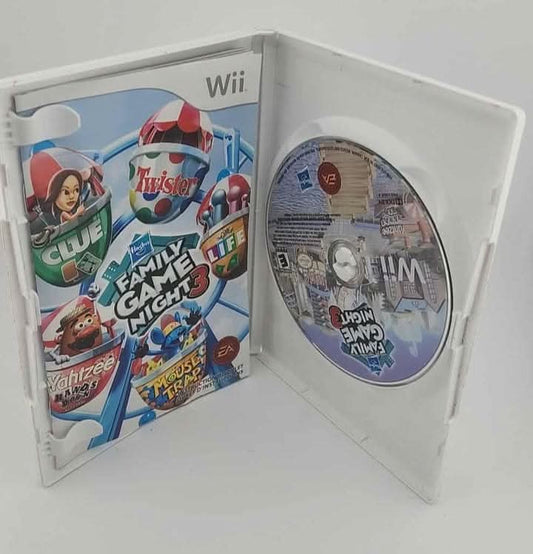 Hasbro Family Game Night 3 Nintendo Wii EA