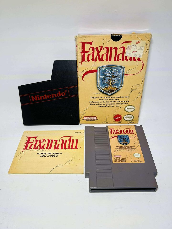 FAXANADU en boite NINTENDO NES - jeux video game-x