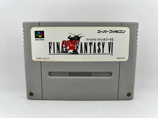 Final Fantasy VI 6 SHVC-F6 JAP Import snes