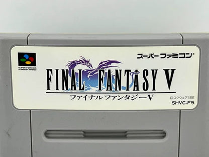 Final Fantasy V 5 SHVC-F5 JAP Import snes