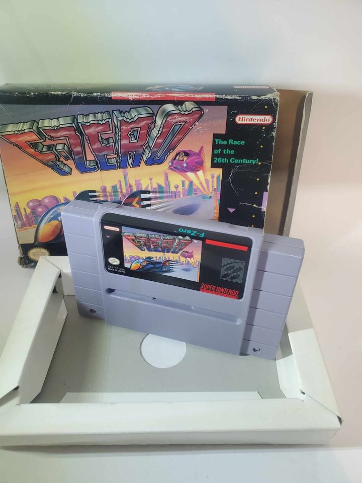 F-ZERO EN BOITE SUPER NINTENDO SNES - jeux video game-x