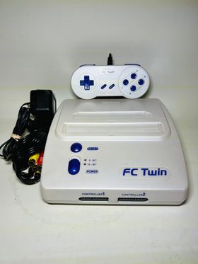 CONSOLE FC TWIN NES ET SNES SYSTEM - jeux video game-x
