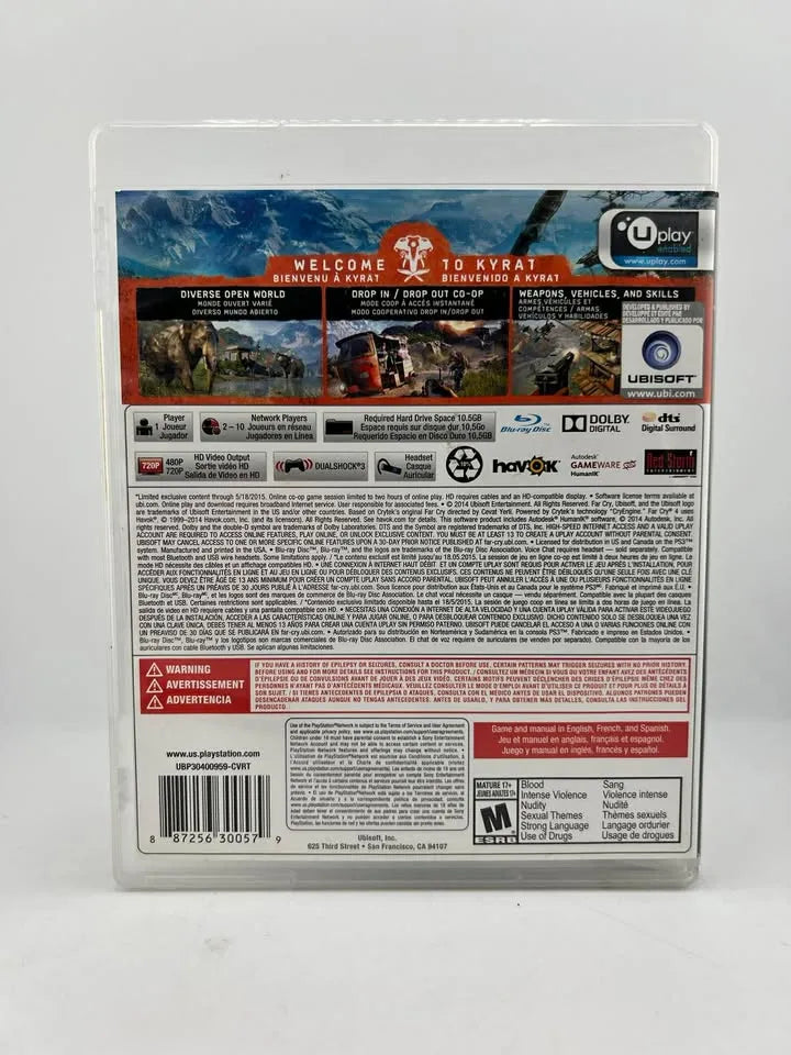 Far Cry 4 PlayStation 3 PS3