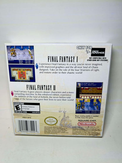 FINAL FANTASY I 1 AND II 2 DAWN OF SOULS EN BOITE GAME BOY ADVANCE GBA - jeux video game-x