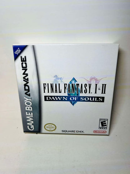 FINAL FANTASY I 1 AND II 2 DAWN OF SOULS EN BOITE GAME BOY ADVANCE GBA - jeux video game-x