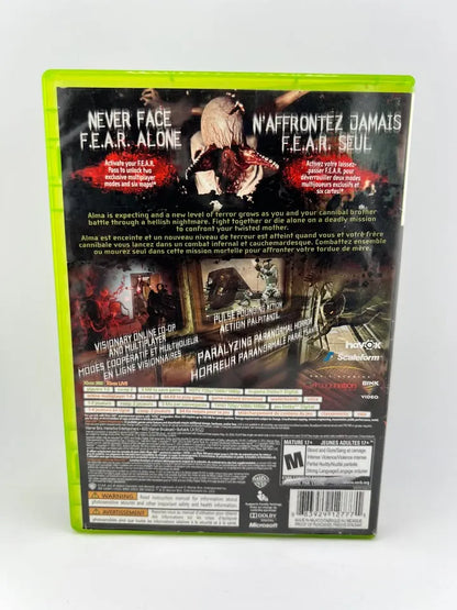 FEAR 3 XBOX 360 X360