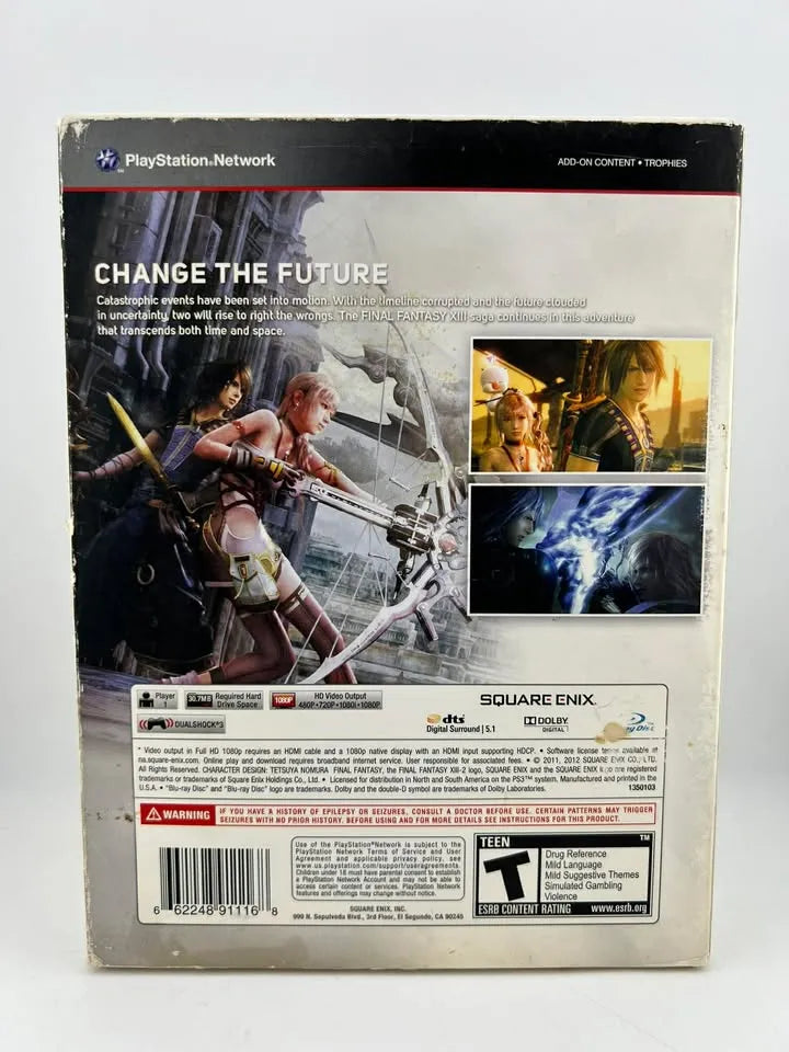 Final Fantasy XIII-2 13-2 Collector's Edition Playstation 3 PS3