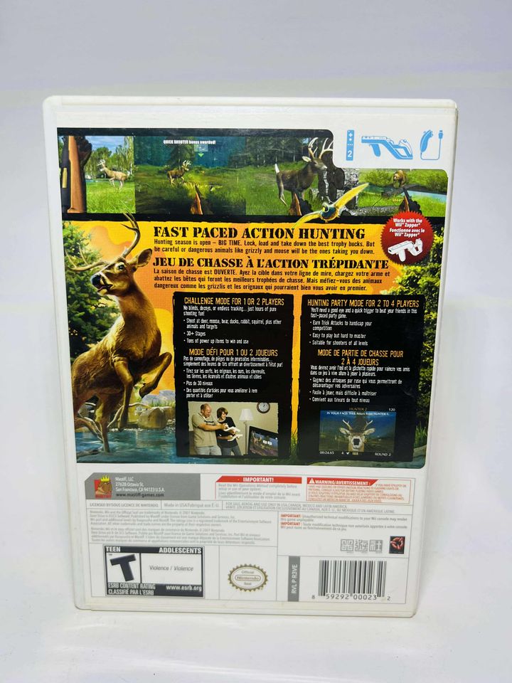 DEER DRIVE NINTENDO WII - jeux video game-x