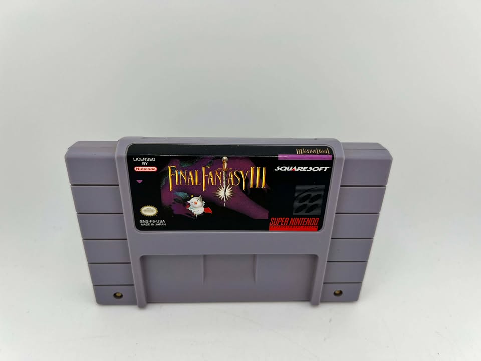 Final Fantasy III 3 Ou VI 6  Super Nintendo SNES