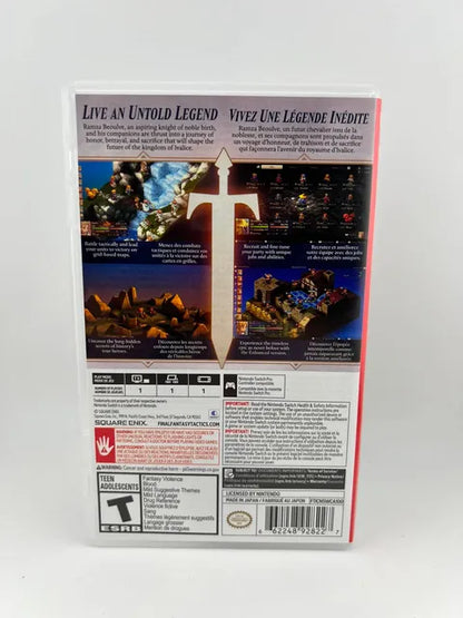 Final Fantasy Tactics: The Ivalice Chronicles Nintendo Switch