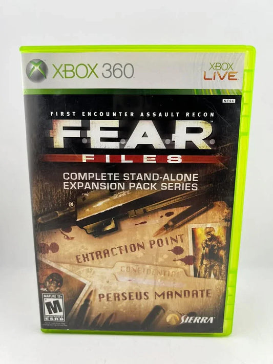 FEAR Files Xbox 360 X360