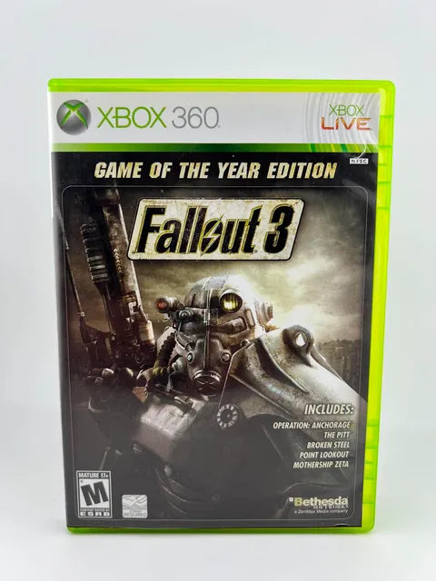 Fallout 3 Game of the Year Xbox 360 X360