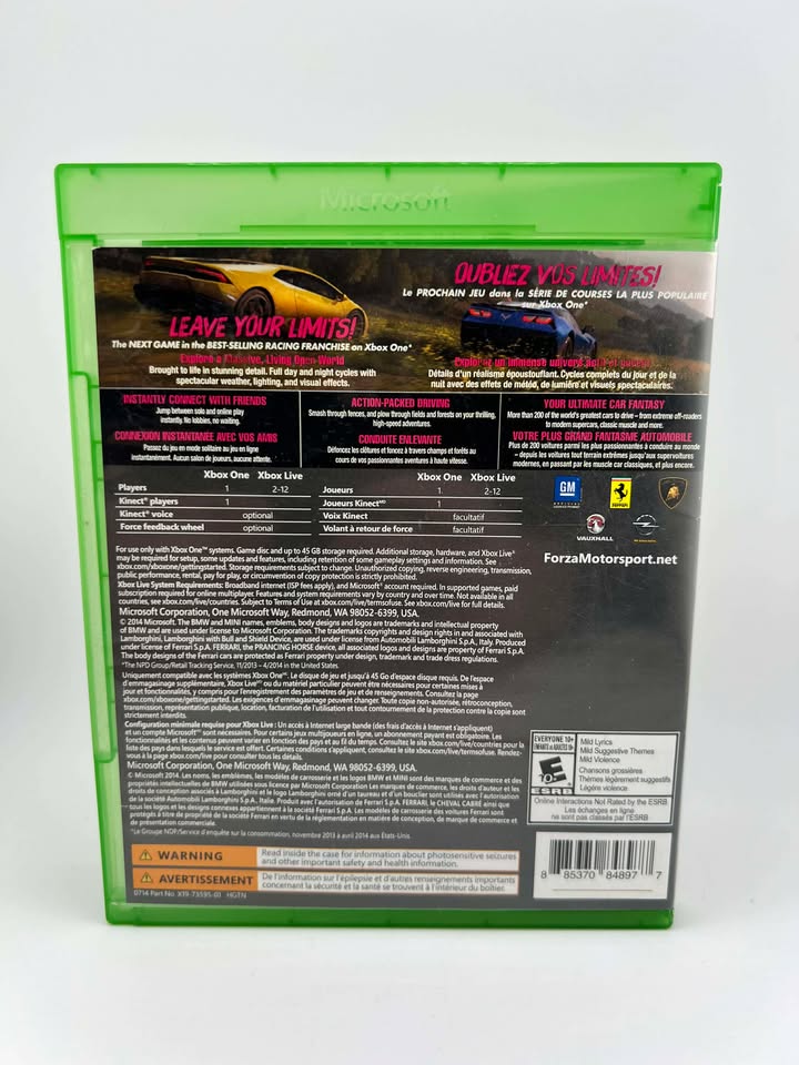 FORZA HORIZON 2 XBOX ONE