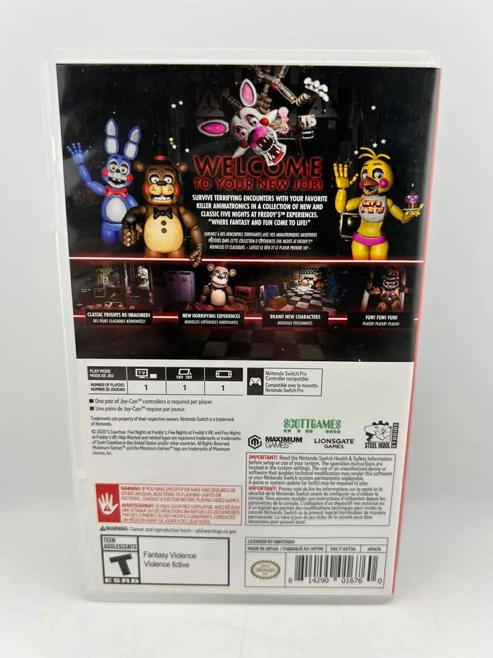 Five Nights at Freddy's: Help Wanted Nintendo Switch
